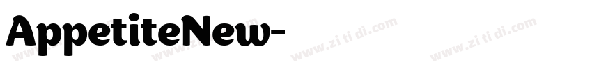 AppetiteNew字体转换