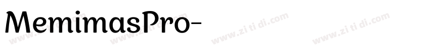MemimasPro字体转换