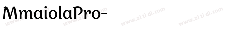 MmaiolaPro字体转换