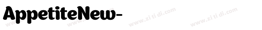 AppetiteNew字体转换