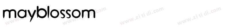 mayblossom字体转换