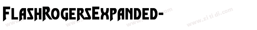 FlashRogersExpanded字体转换