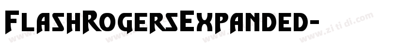 FlashRogersExpanded字体转换