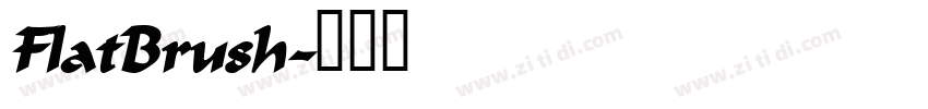FlatBrush字体转换 FlatBrush字体转换