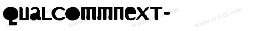 QualcommNext字体转换