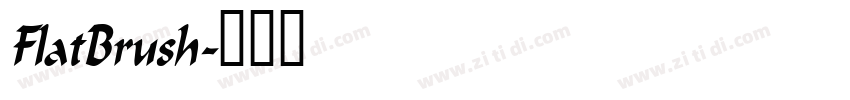 FlatBrush字体转换 FlatBrush字体转换