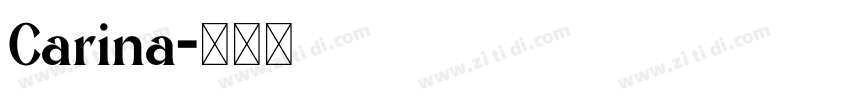 Carina字体转换