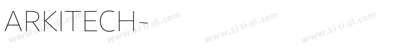 ARKITECH字体转换