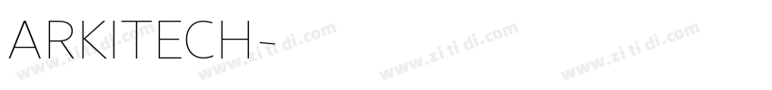 ARKITECH字体转换
