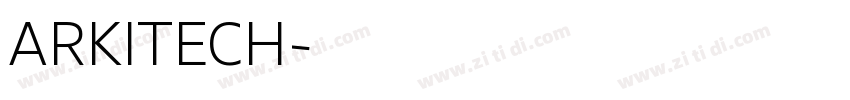ARKITECH字体转换