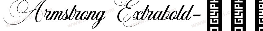 ArmstrongExtrabold字体转换