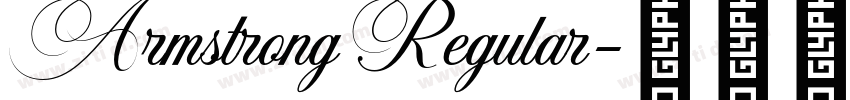 ArmstrongRegular字体转换