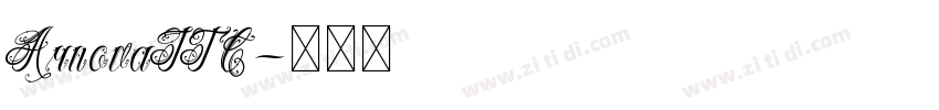 ArnovaITC字体转换