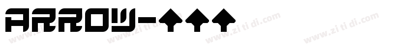 arrow字体转换