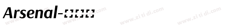 Arsenal字体转换
