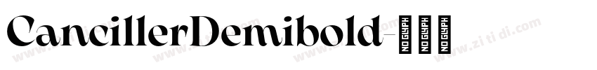 CancillerDemibold字体转换