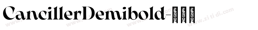 CancillerDemibold字体转换