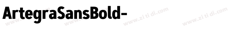 ArtegraSansBold字体转换