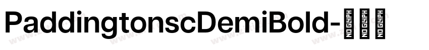 PaddingtonscDemiBold字体转换