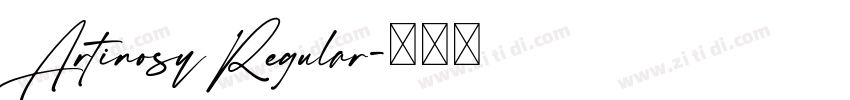 ArtinosyRegular字体转换 ArtinosyRegular字体转换