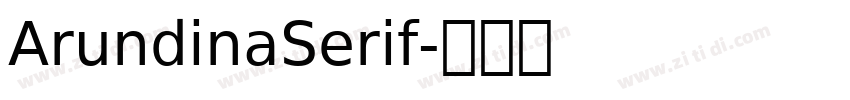 ArundinaSerif字体转换 ArundinaSerif字体转换