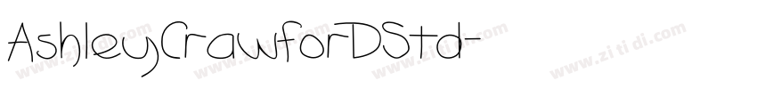 AshleyCrawforDStd字体转换