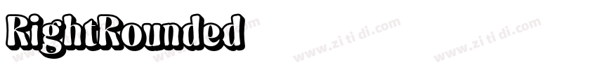 RightRounded字体转换