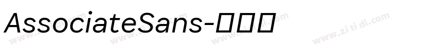 AssociateSans字体转换