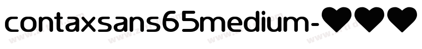 contaxsans65medium字体转换