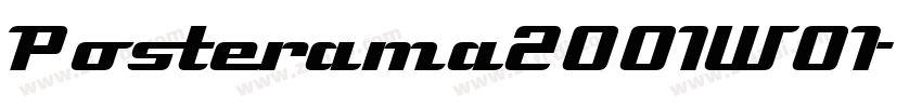 Posterama2001W01字体转换