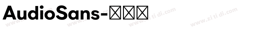 AudioSans字体转换