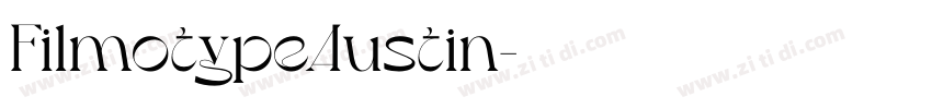 FilmotypeAustin字体转换