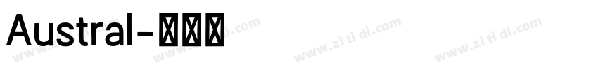 Austral字体转换