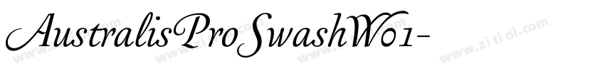 AustralisProSwashW01字体转换