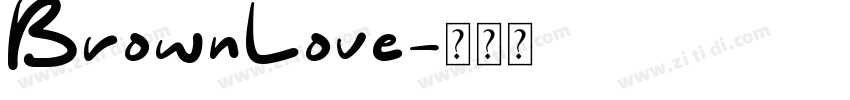 BrownLove字体转换