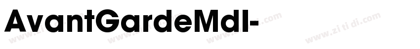 AvantGardeMdI字体转换