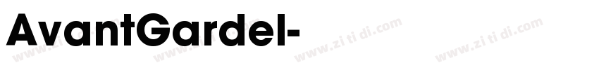 AvantGardel字体转换