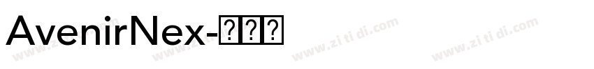 AvenirNex字体转换