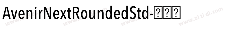 AvenirNextRoundedStd字体转换