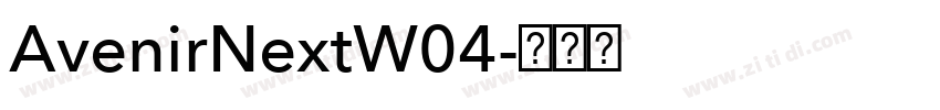 AvenirNextW04字体转换