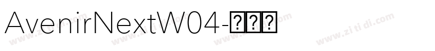 AvenirNextW04字体转换