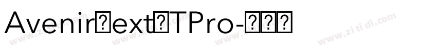 AvenirNextLTPro字体转换