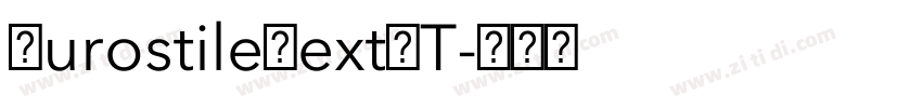 EurostileNextLT字体转换