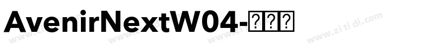AvenirNextW04字体转换