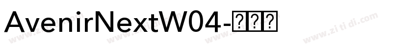 AvenirNextW04字体转换