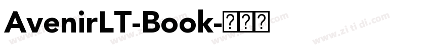 AvenirLT-Book字体转换