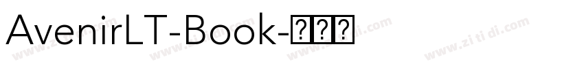 AvenirLT-Book字体转换