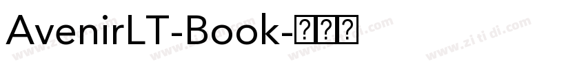 AvenirLT-Book字体转换