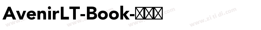 AvenirLT-Book字体转换
