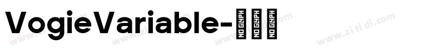 VogieVariable字体转换